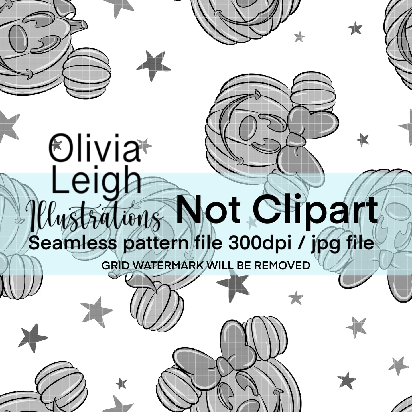 Pumpkins Halloween Seamless Pattern
