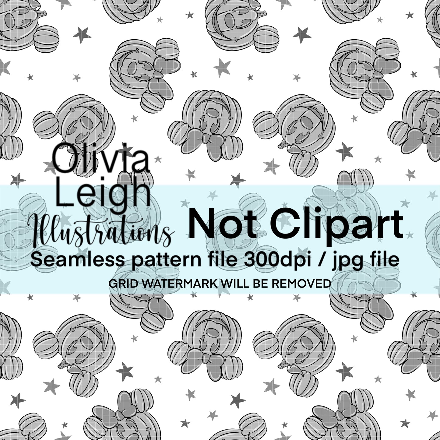 Pumpkins Halloween Seamless Pattern