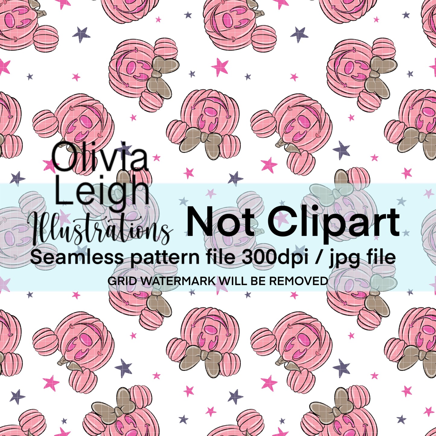 Pumpkins Halloween Seamless Pattern