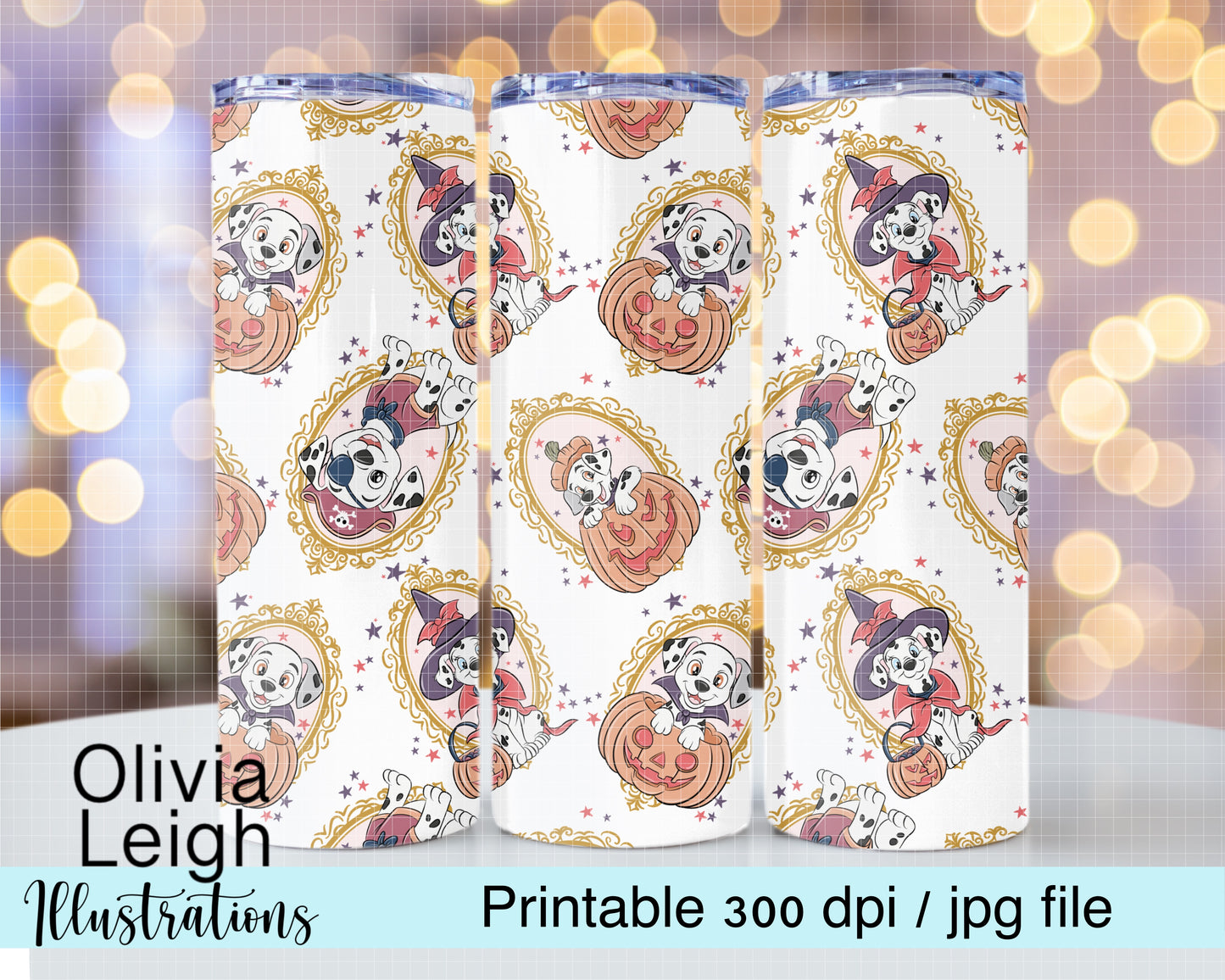 Dalmatian Skinny Wrap