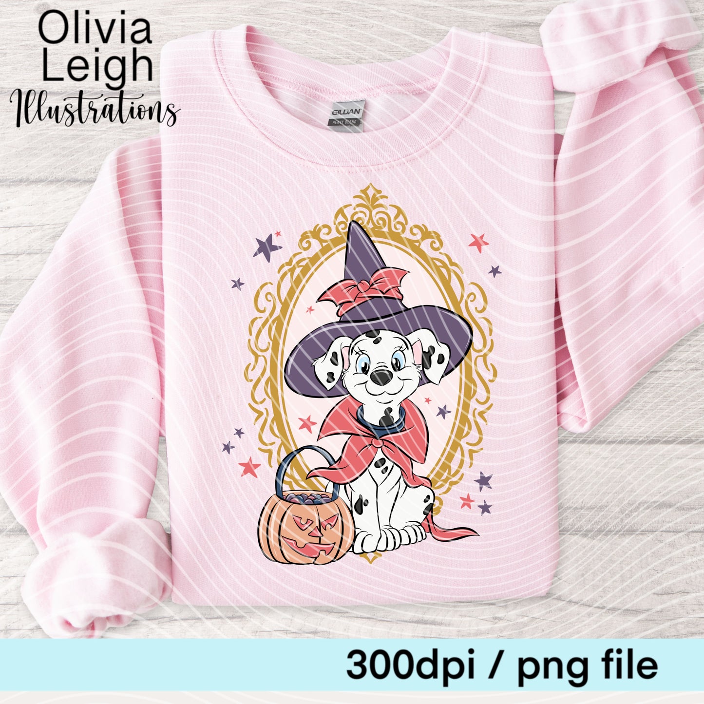 Dalmatian Dogs Halloween Shirt Design