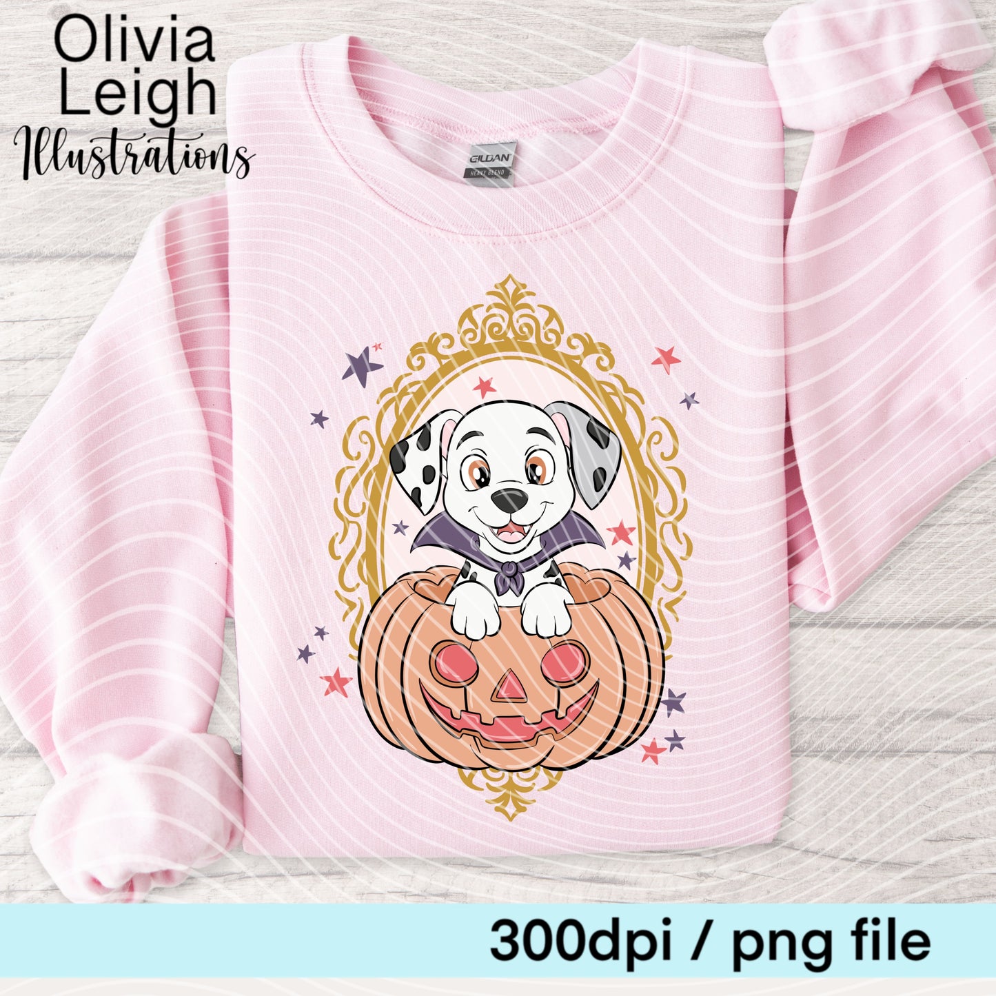 Dalmatian Dogs Halloween Shirt Design
