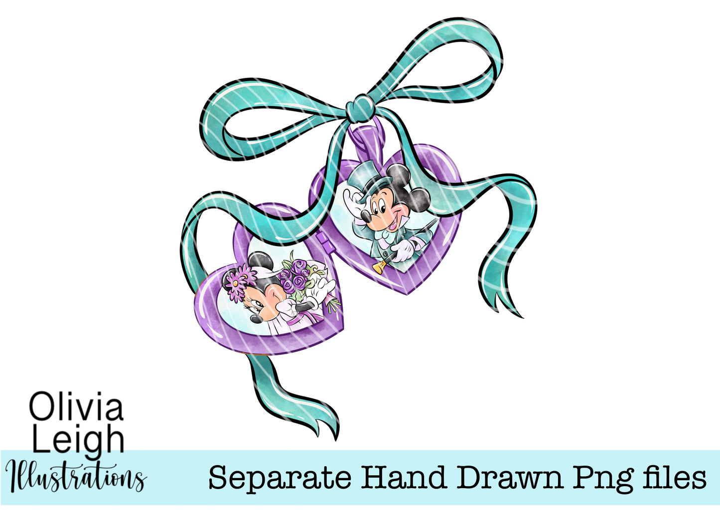 Mouse Pals Halloween Locket PNG