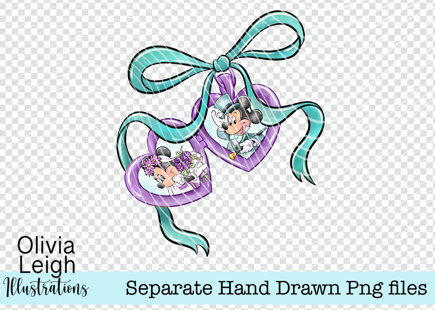 Mouse Pals Halloween Locket PNG