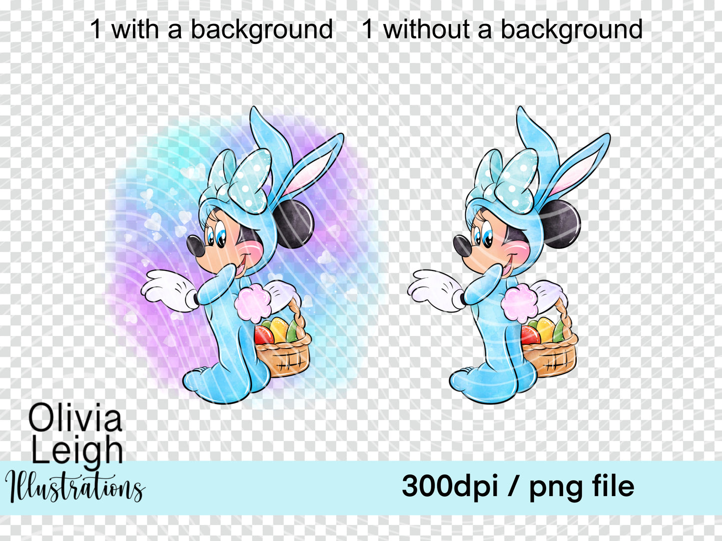 Mouse Friends Easter Clipart