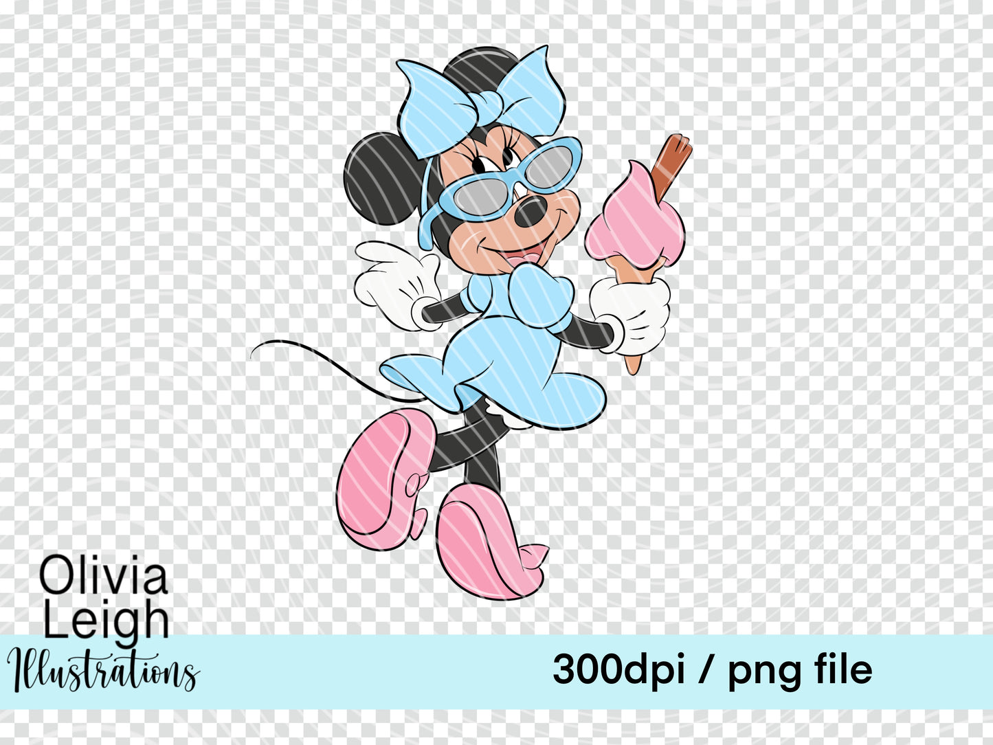 Mouse Friends Ice Cream Clipart