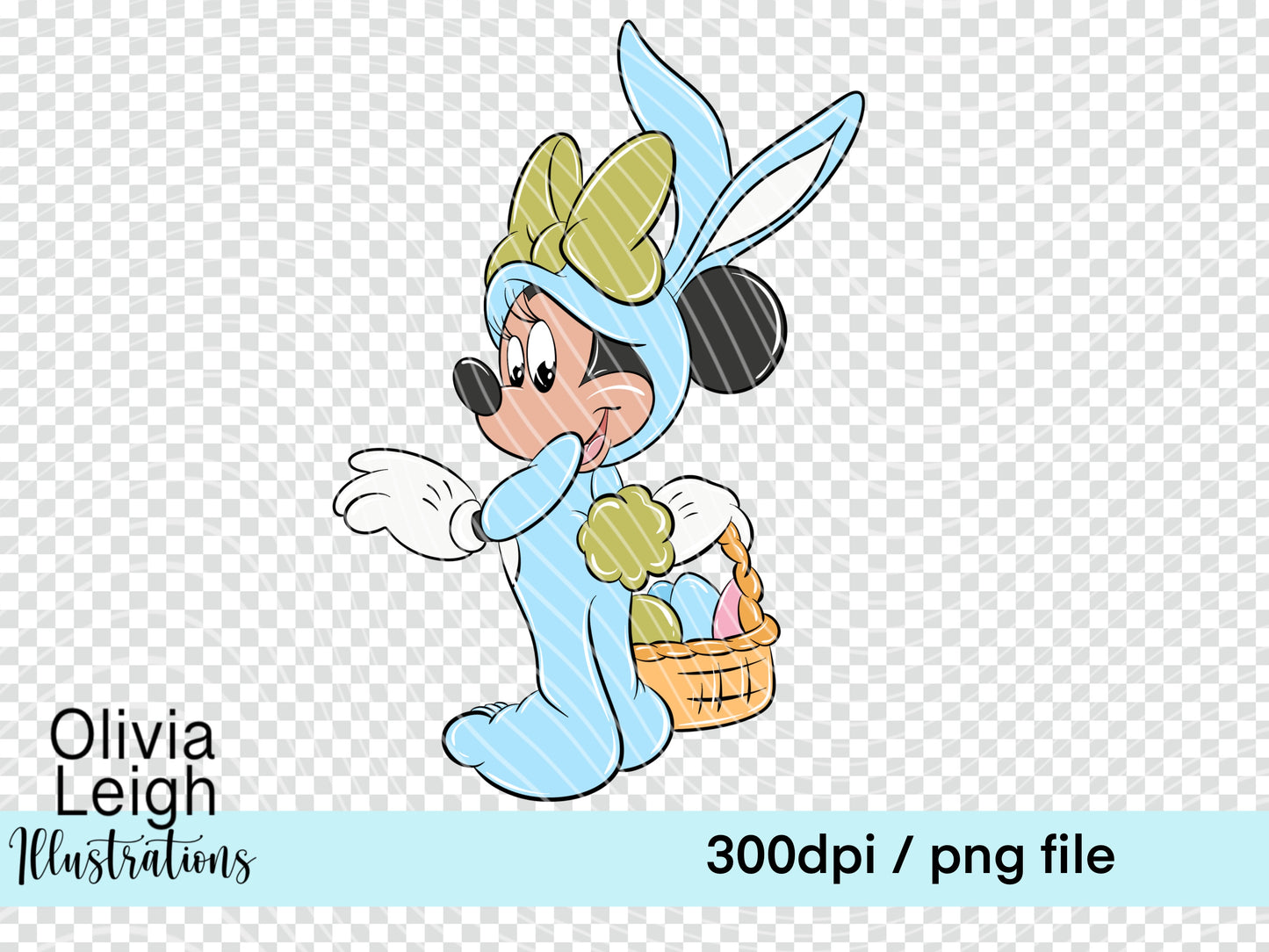 Mouse Friends Easter Clipart
