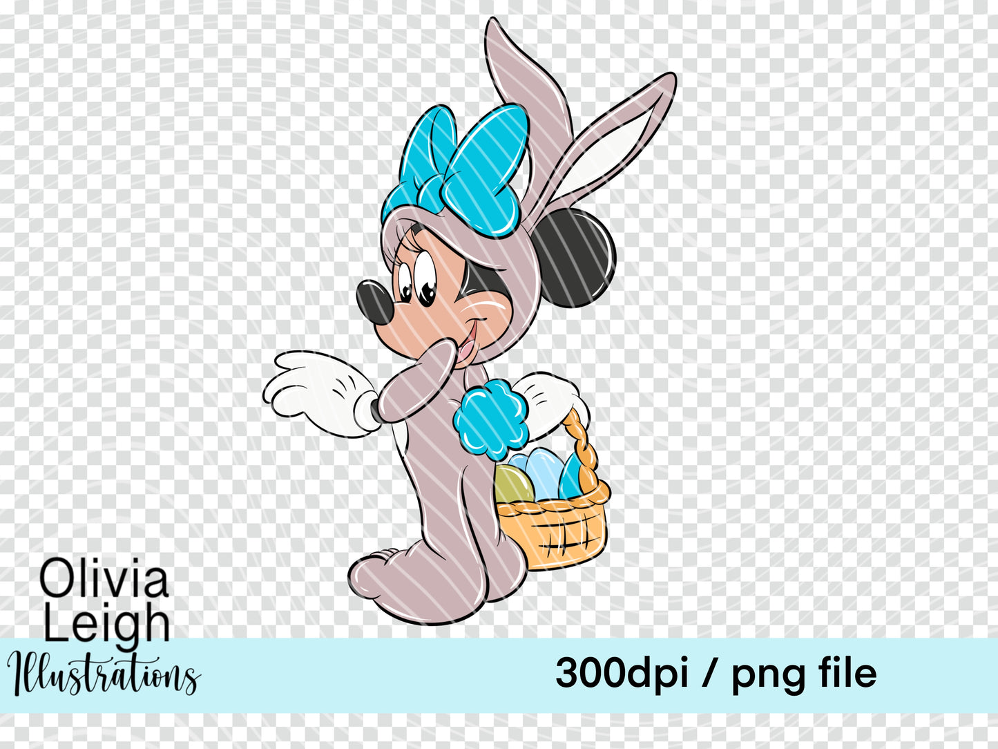 Mouse Friends Easter Clipart
