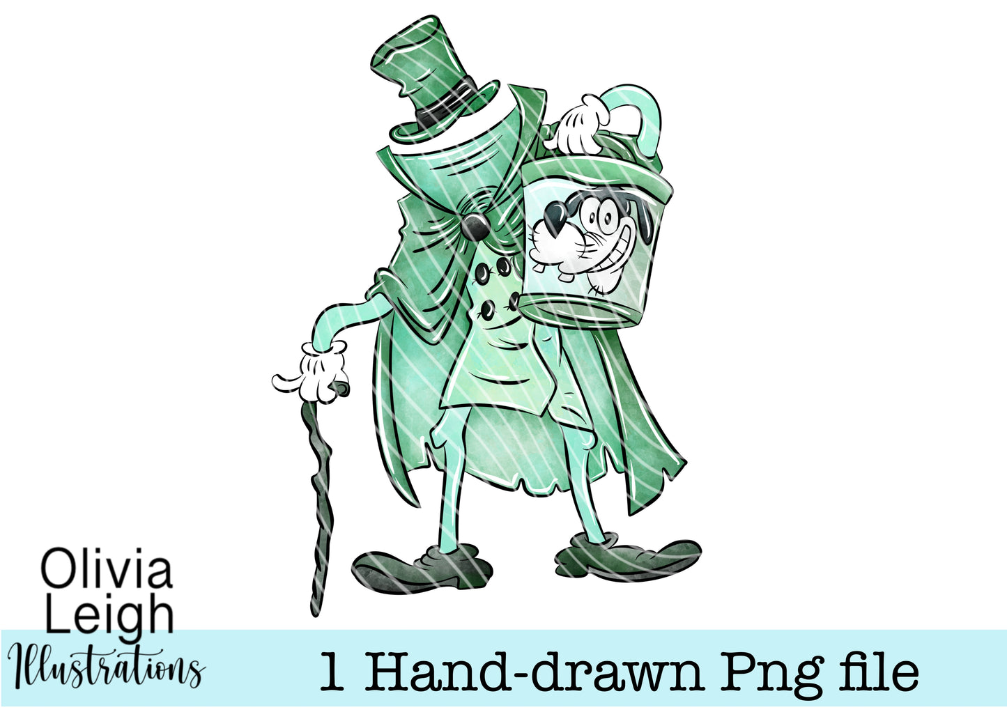 Mouse Pal Halloween Hatbox PNG