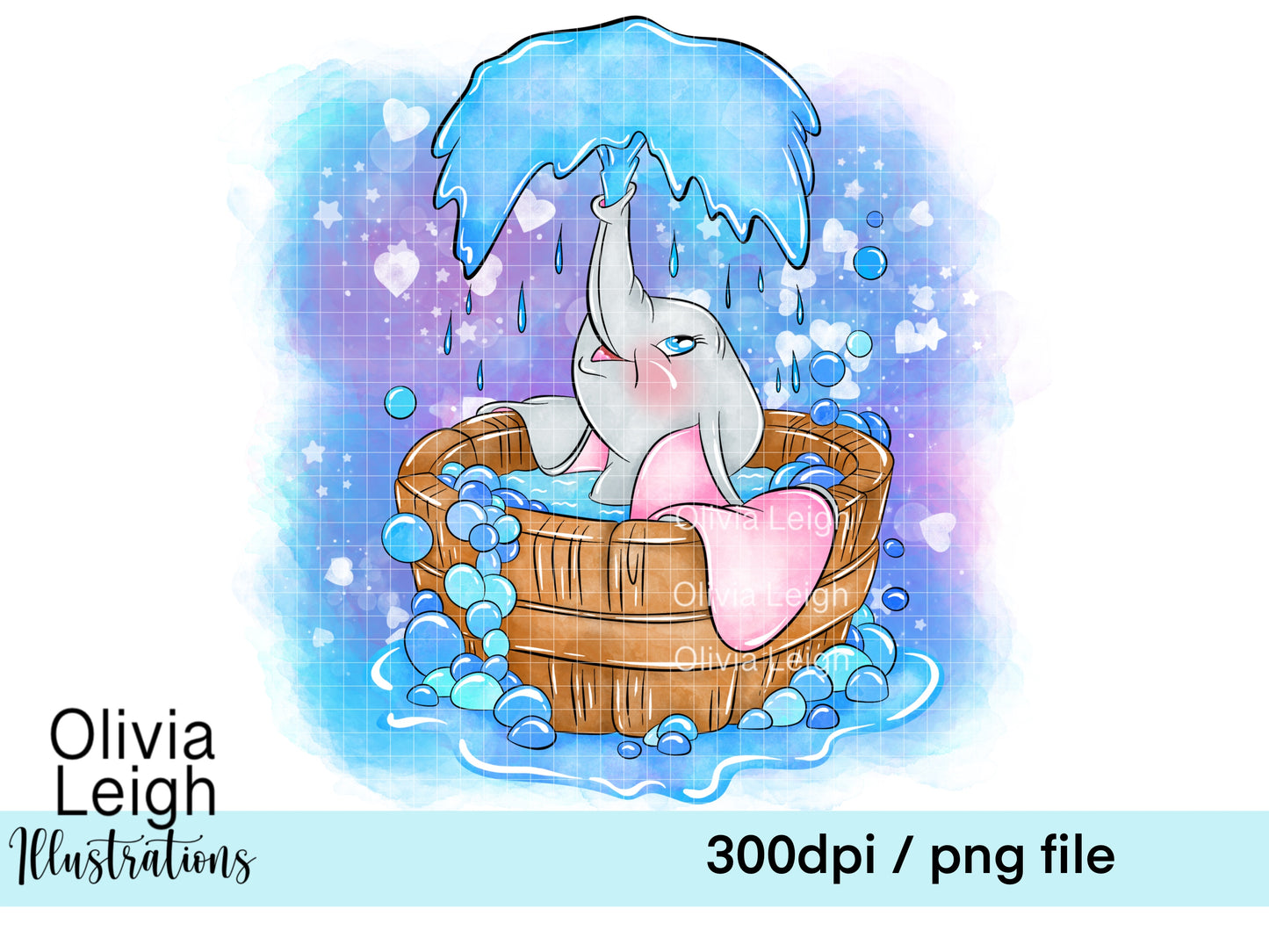 Baby Elephant Dumbo Clipart