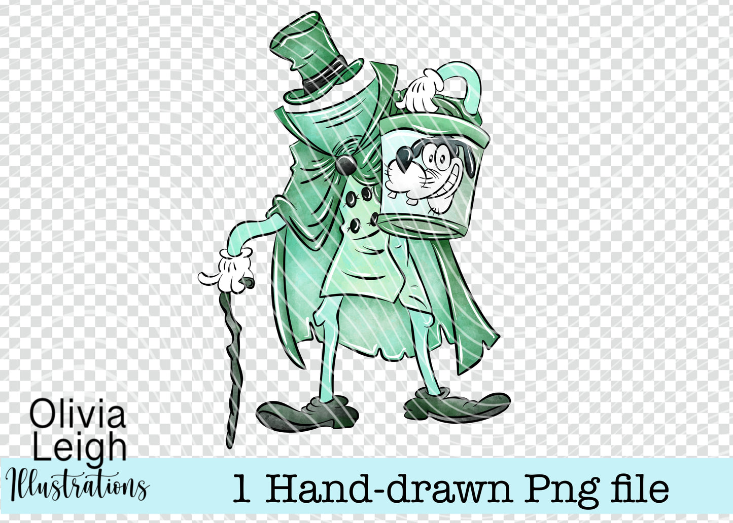Mouse Pal Halloween Hatbox PNG