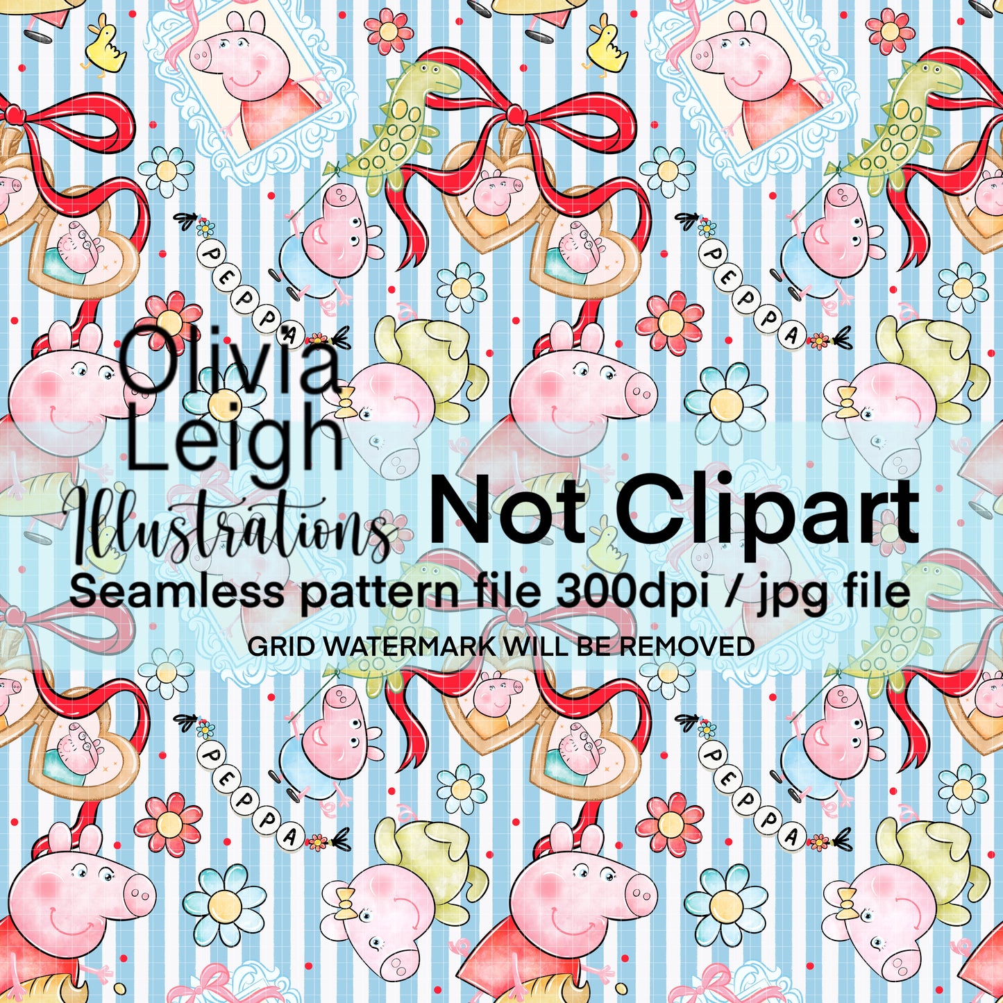Peppa Seamless Pattern