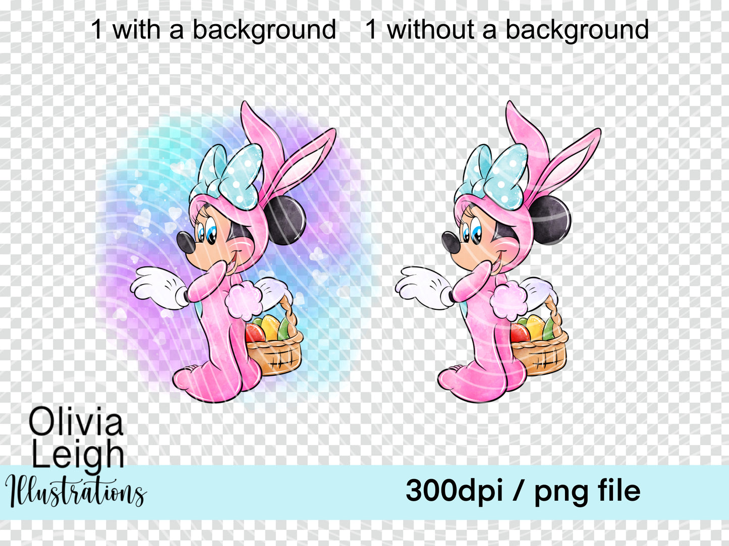 Mouse Friends Easter Clipart