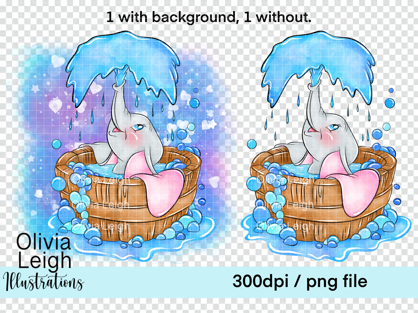 Baby Elephant Dumbo Clipart