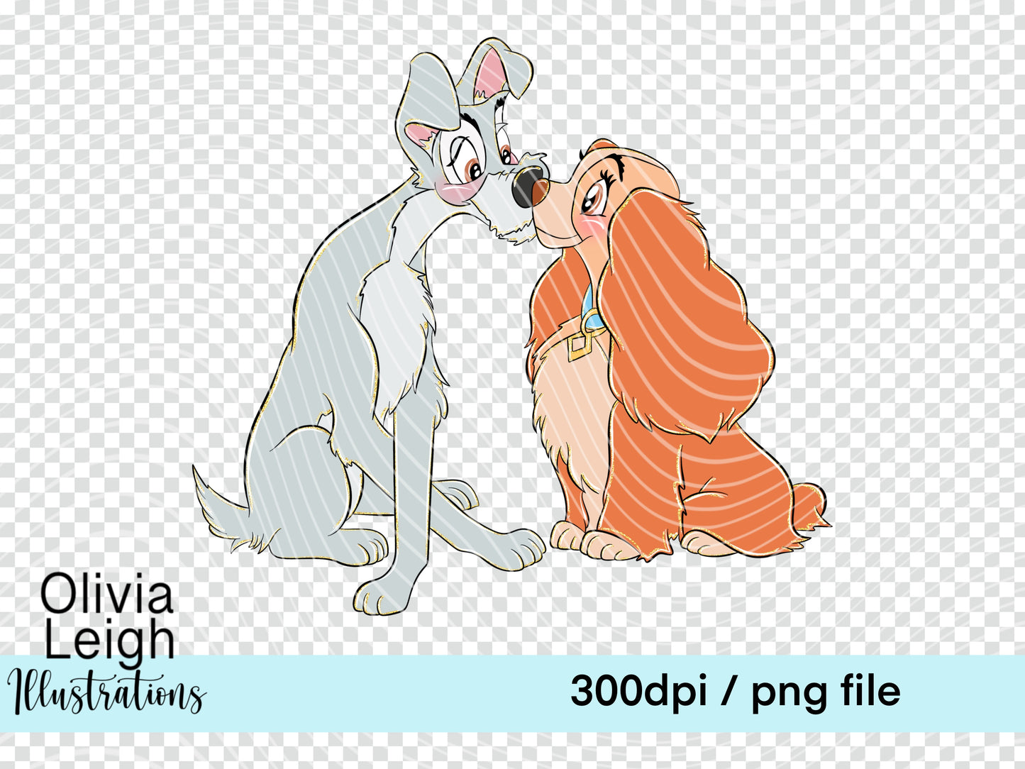 Cute Dog Friends Clipart