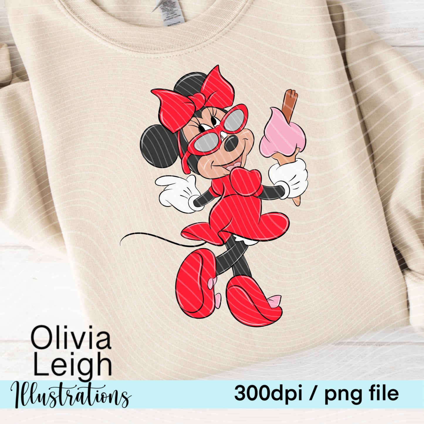 Mouse Friends Ice Cream Clipart
