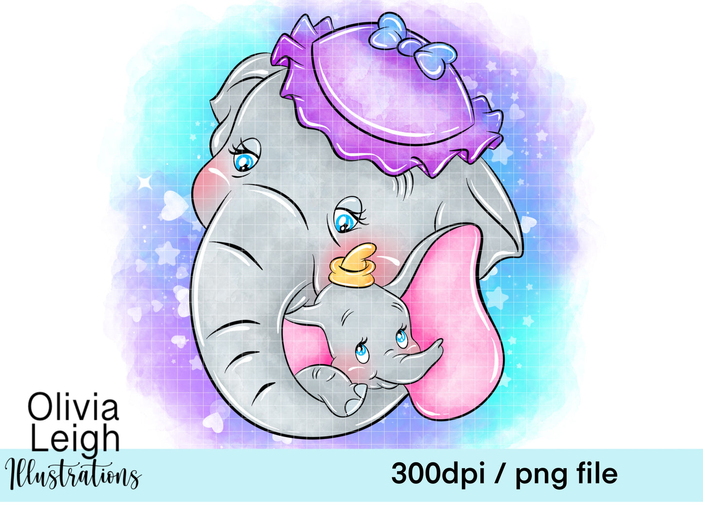 Baby Elephant Dumbo Clipart