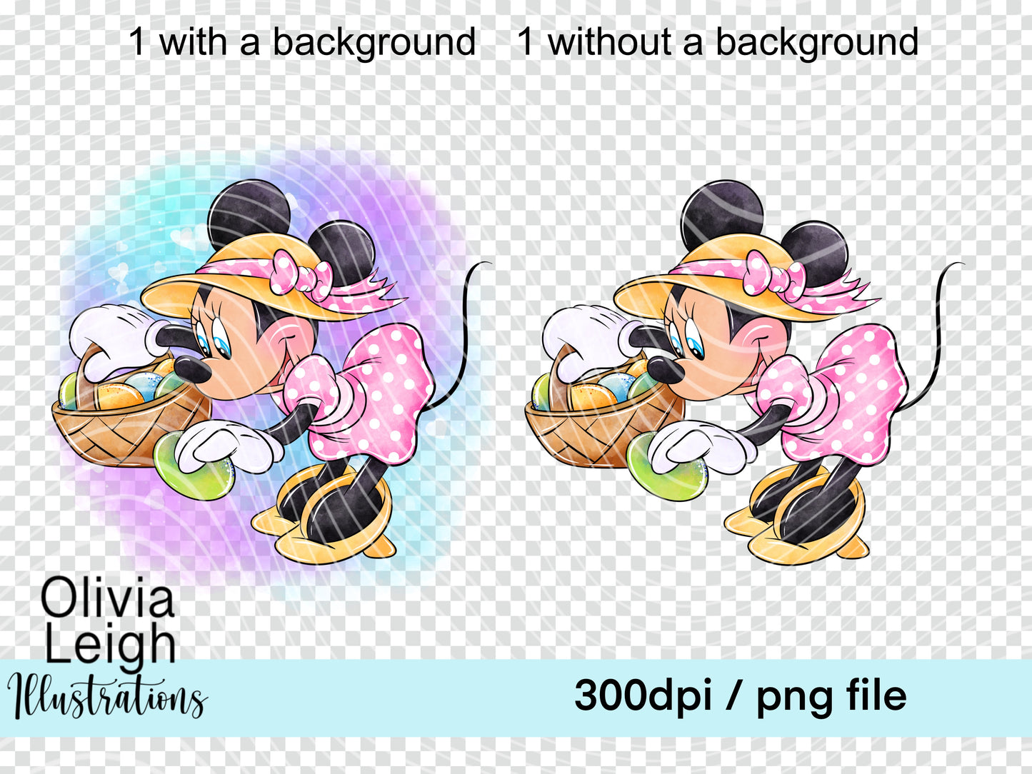 Mouse Friends Easter Clipart