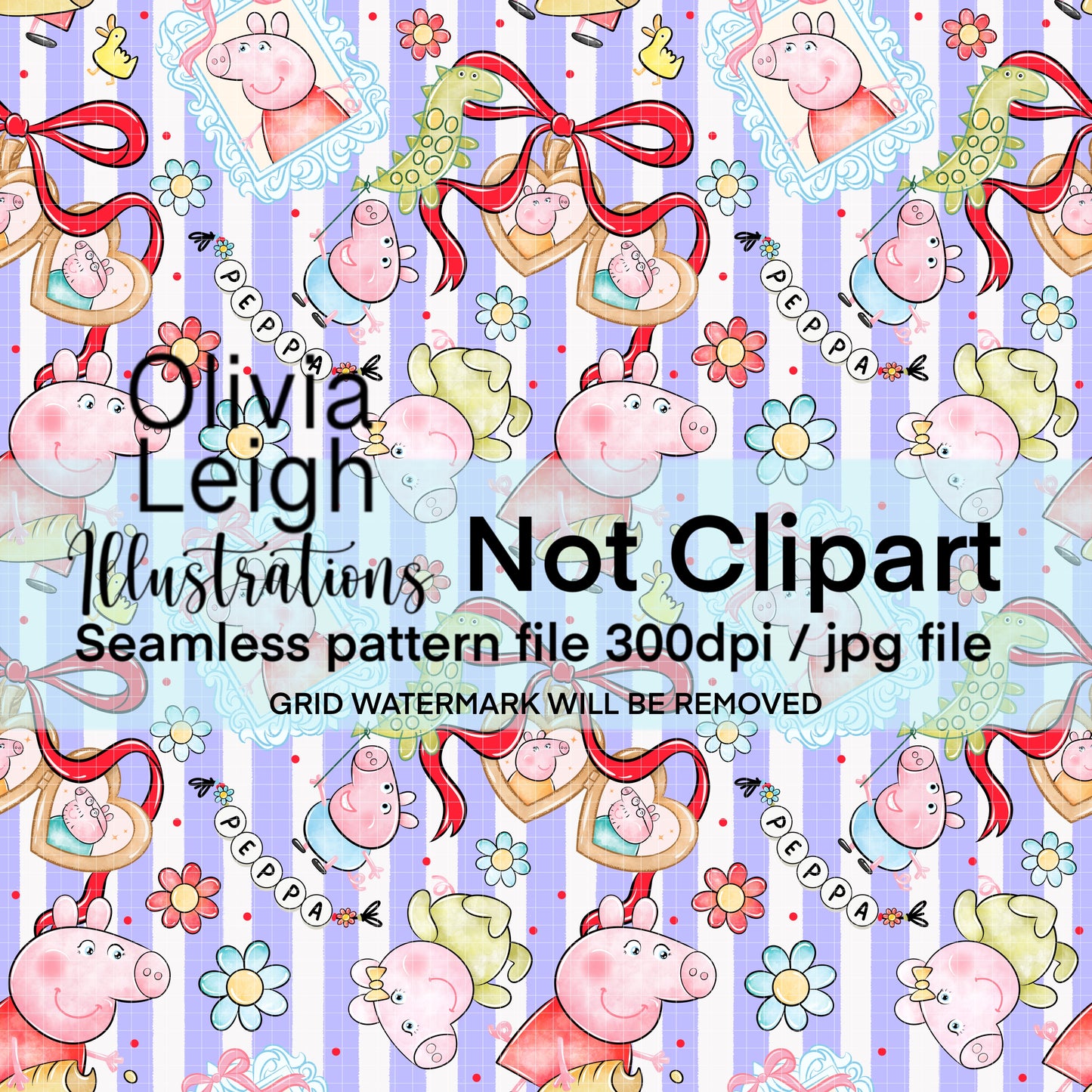 Peppa Seamless Pattern