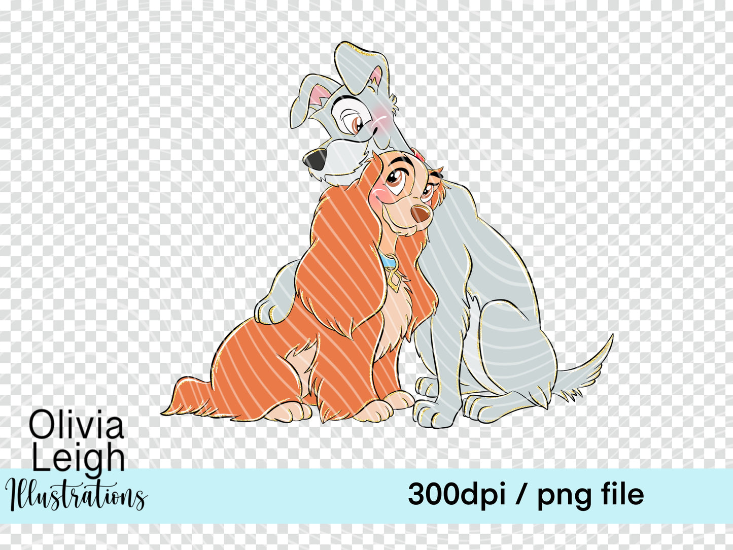 Cute Dog Friends Clipart