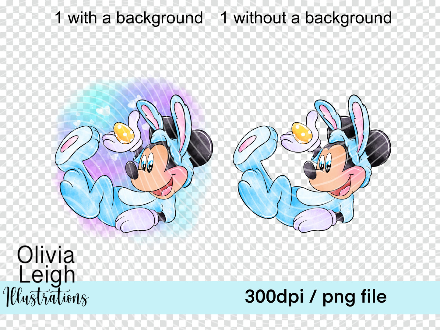 Mouse Friends Easter Clipart