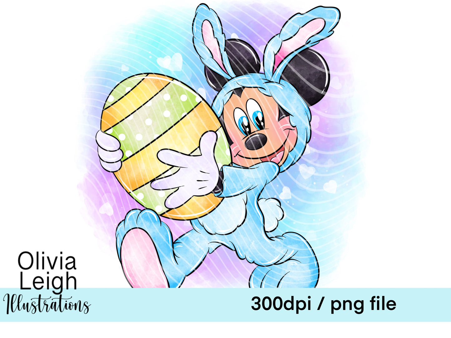 Mouse Friends Easter Clipart