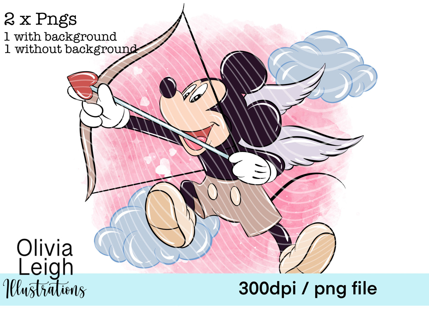 Mouse Valentine’s Day Clipart