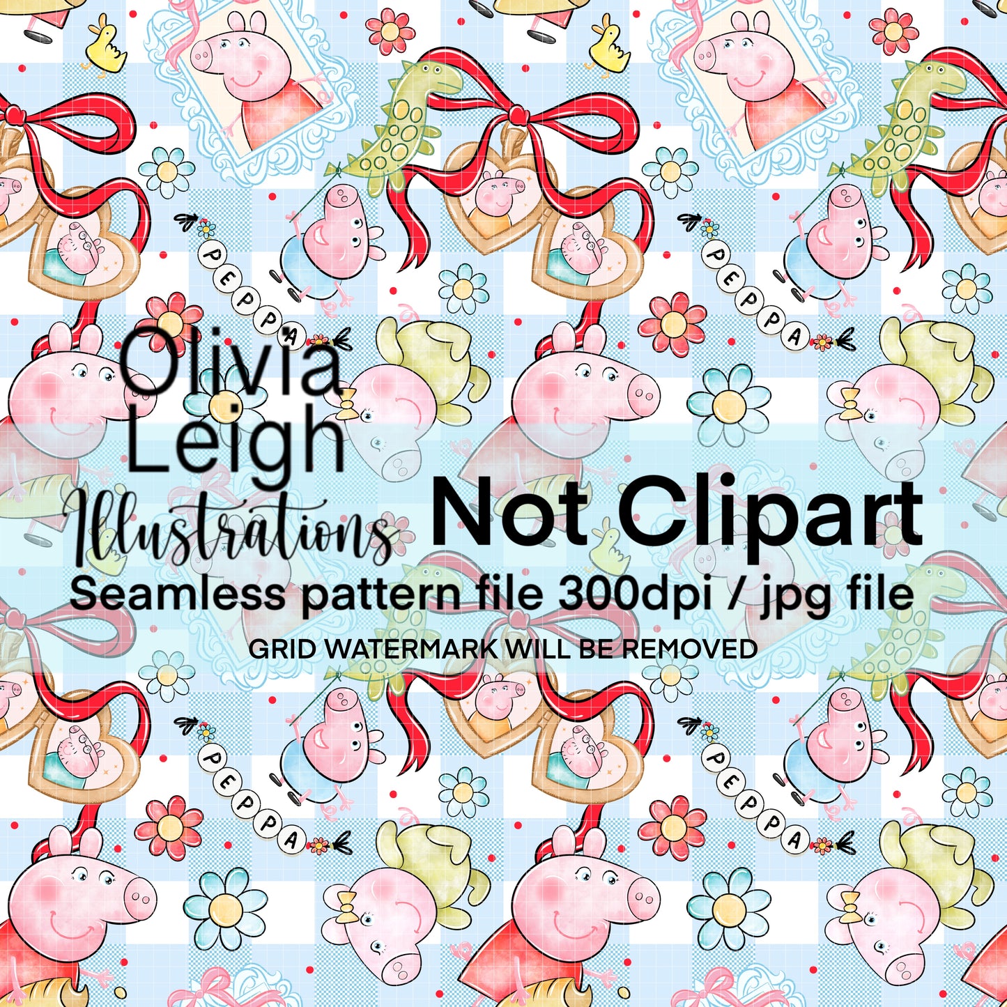 Peppa Seamless Pattern