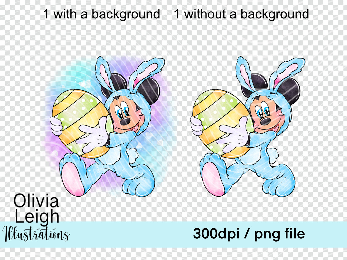 Mouse Friends Easter Clipart