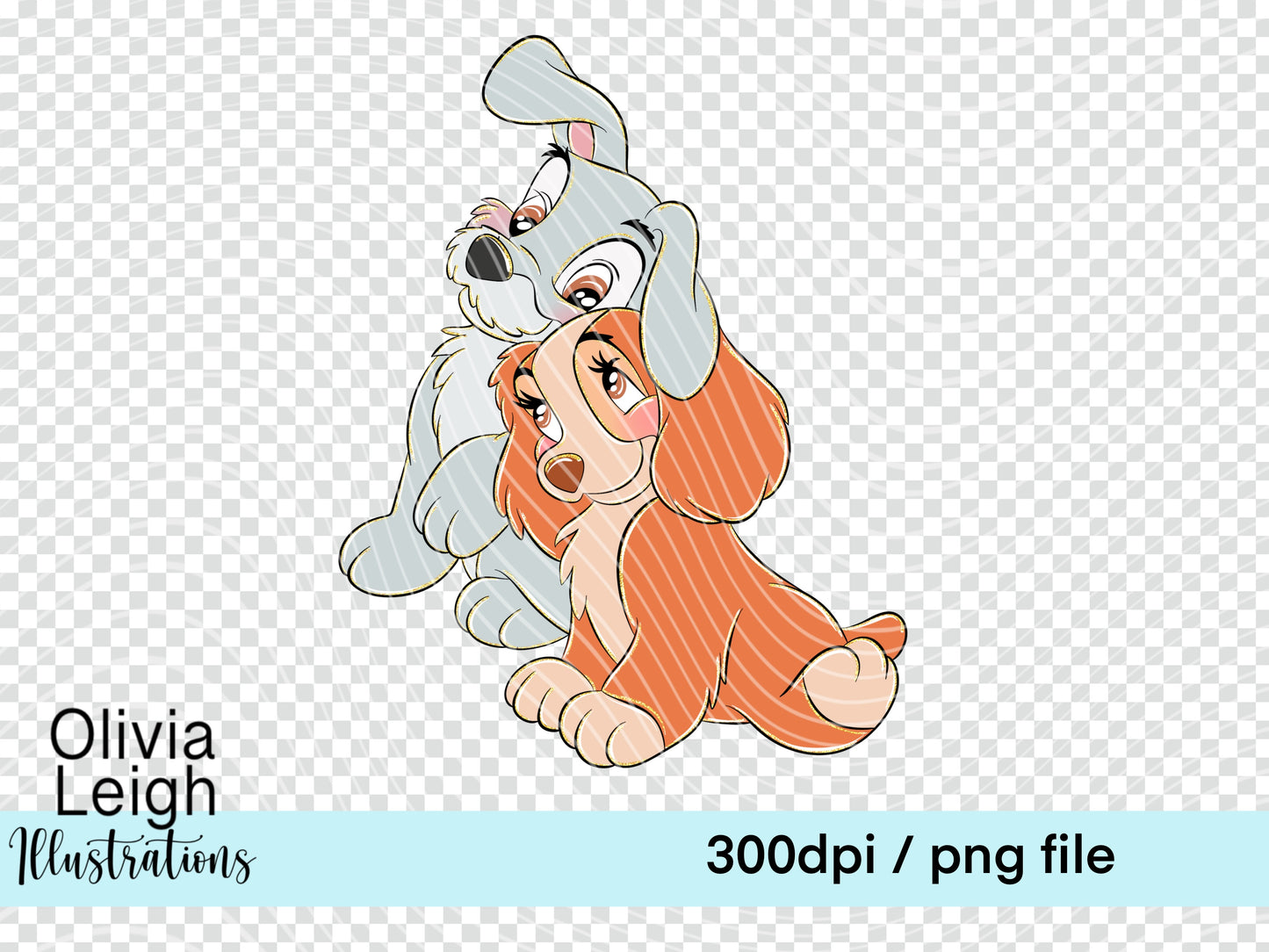 Cute Dog Friends Clipart
