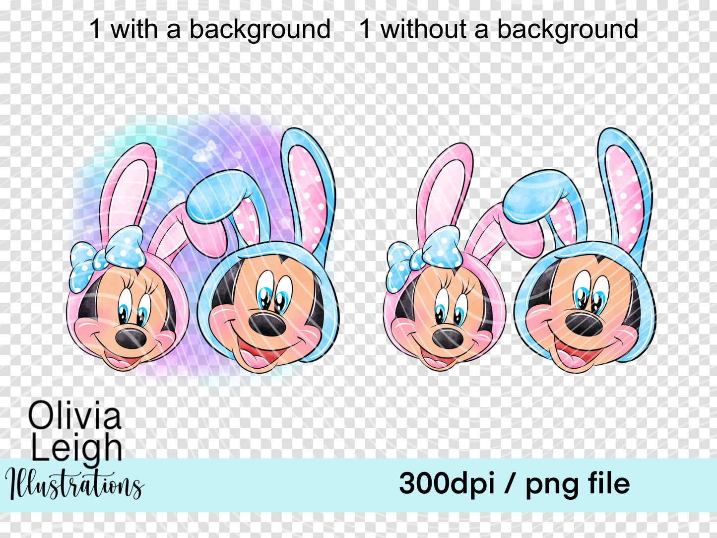 Mouse Friends Easter Clipart