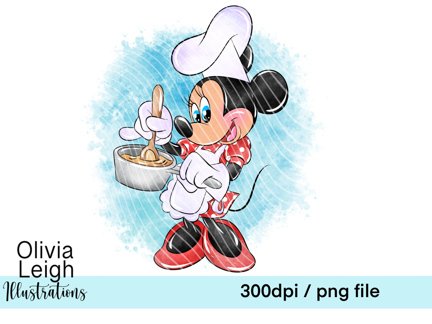 Miss Mouse Chef Clipart