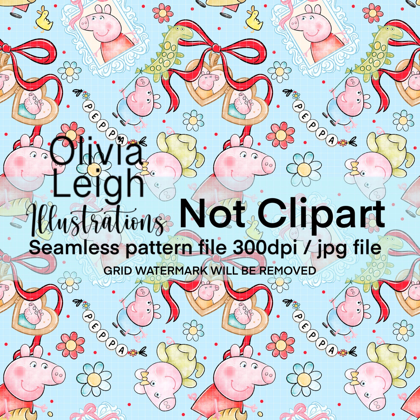 Peppa Seamless Pattern