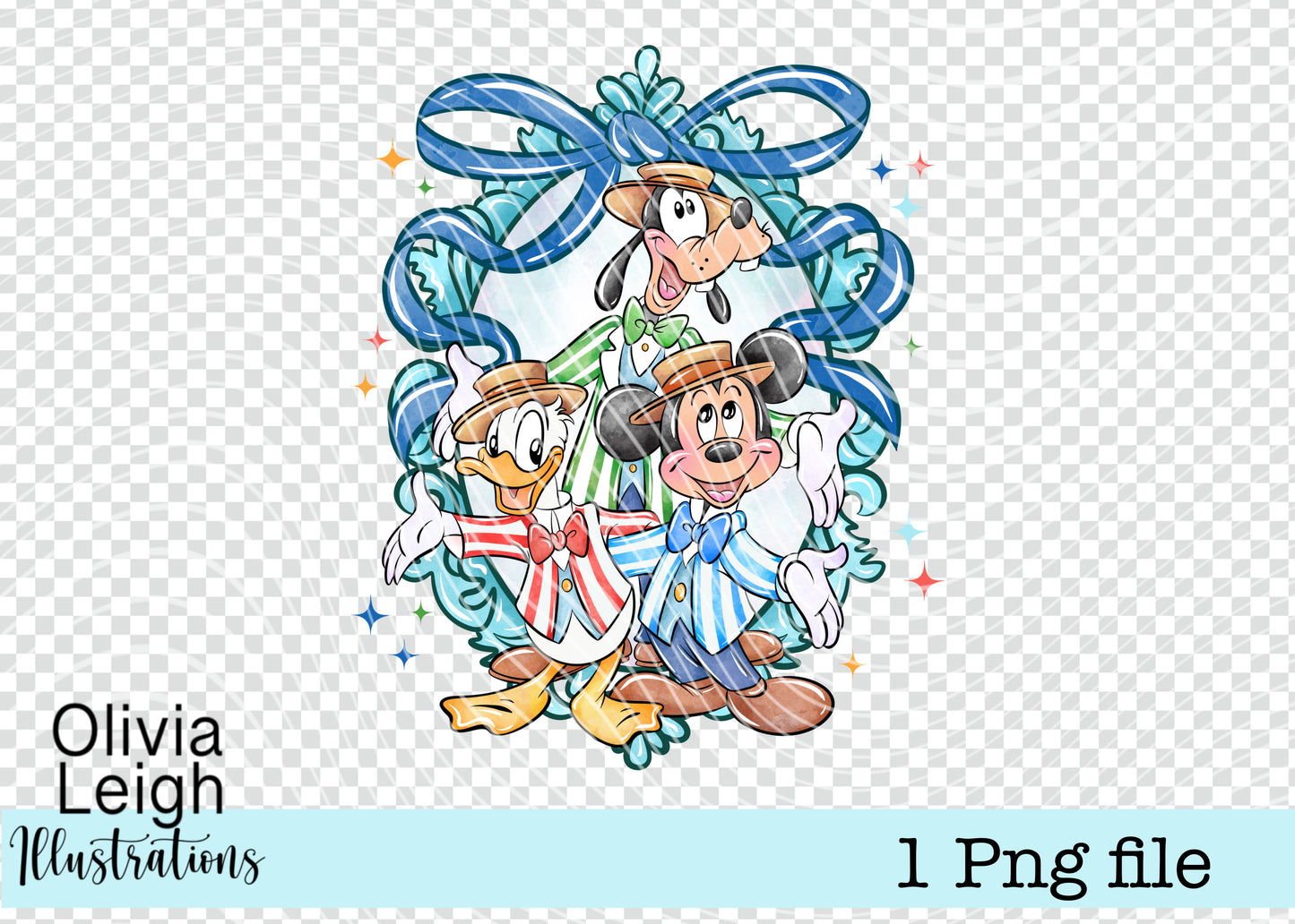 Mouse Pals Dapper Locket PNG