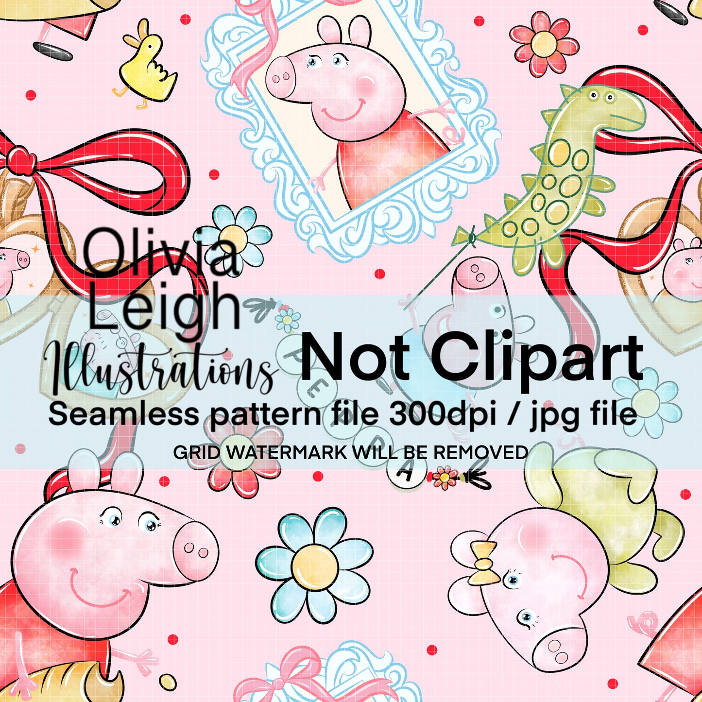 Peppa Seamless Pattern