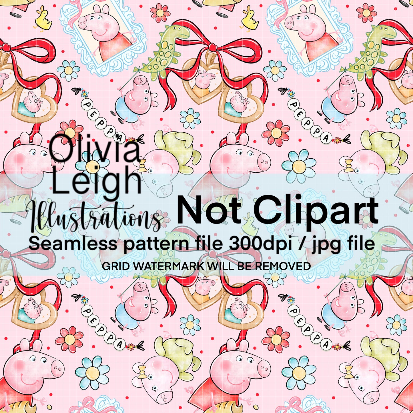 Peppa Seamless Pattern
