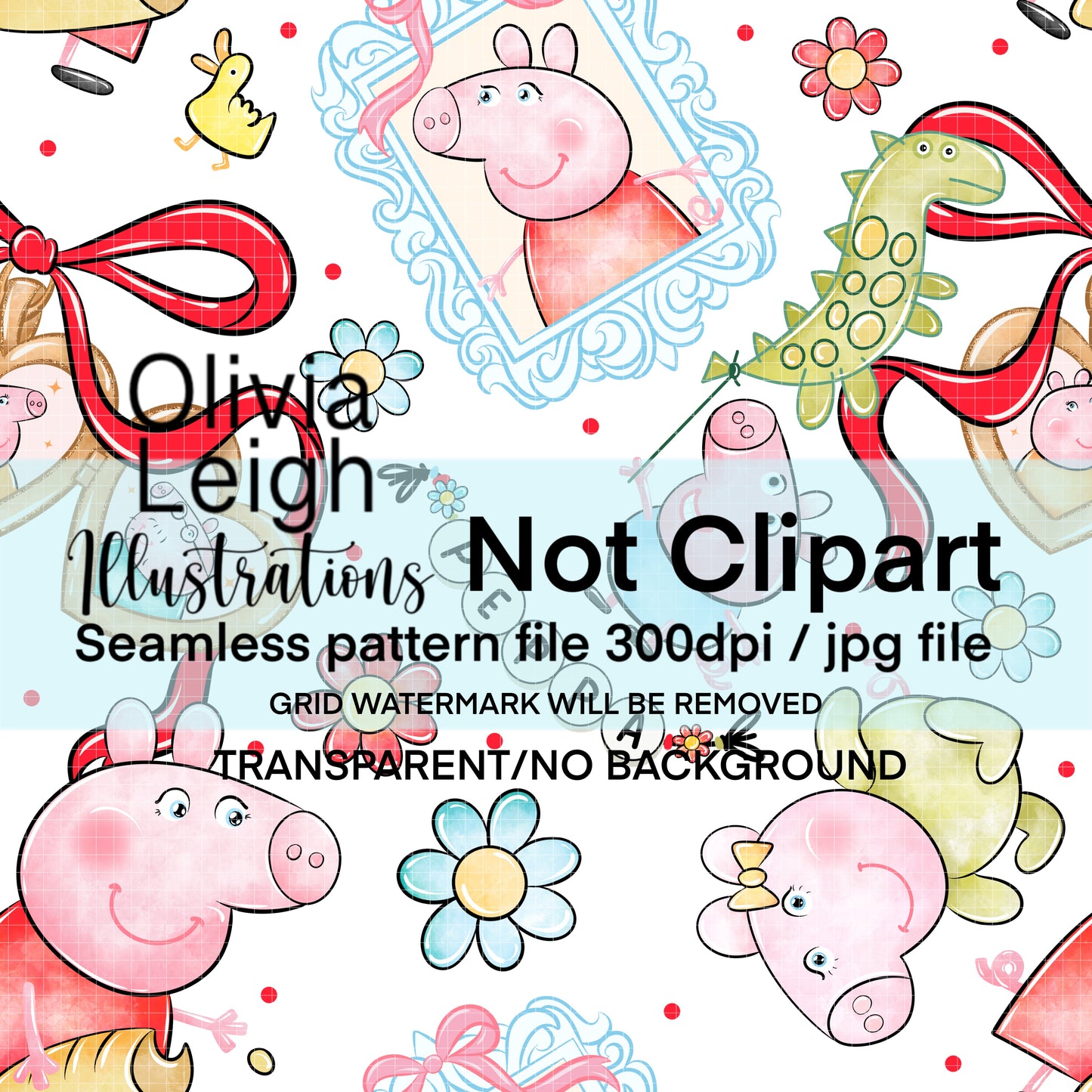 Peppa Seamless Pattern