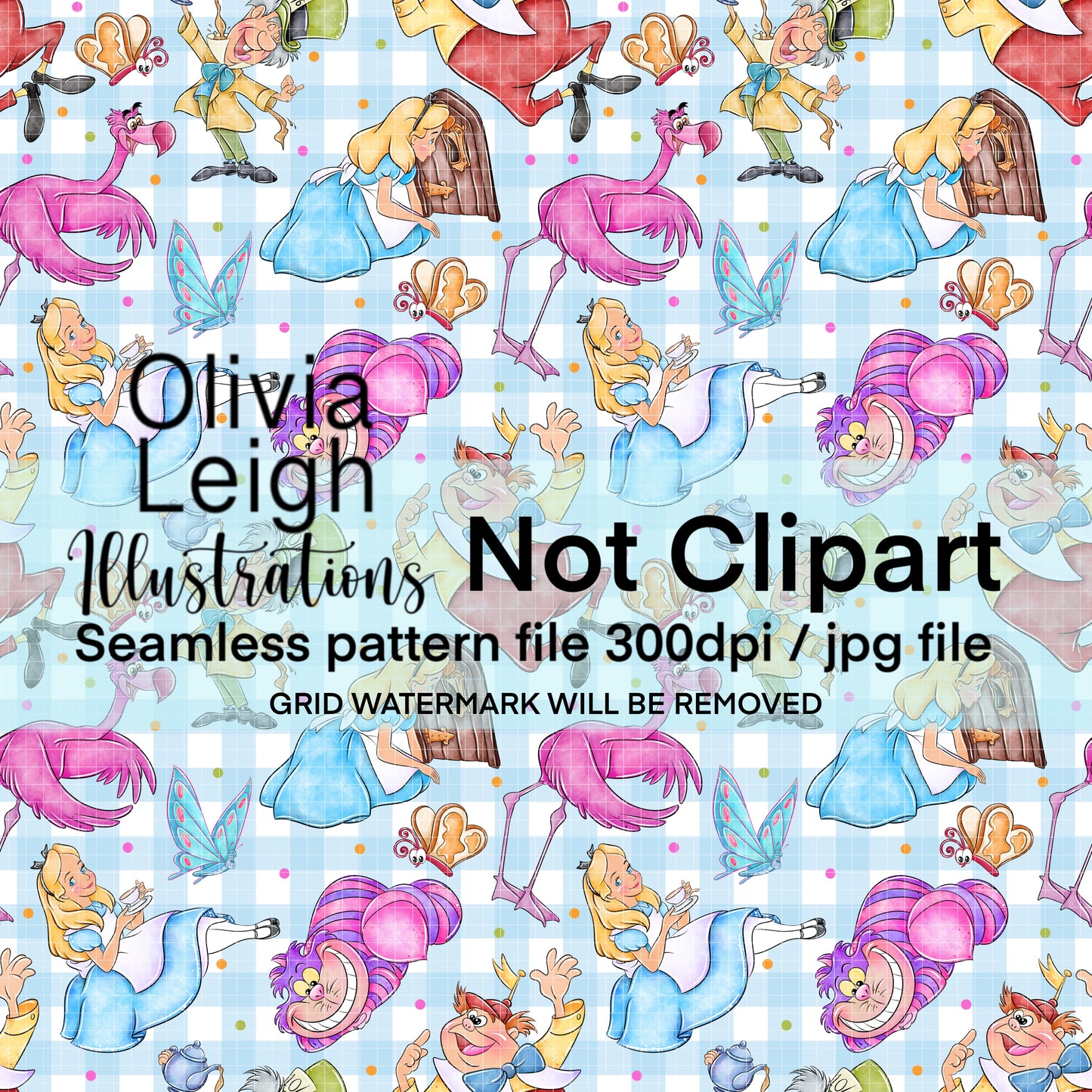 Alice Seamless Pattern