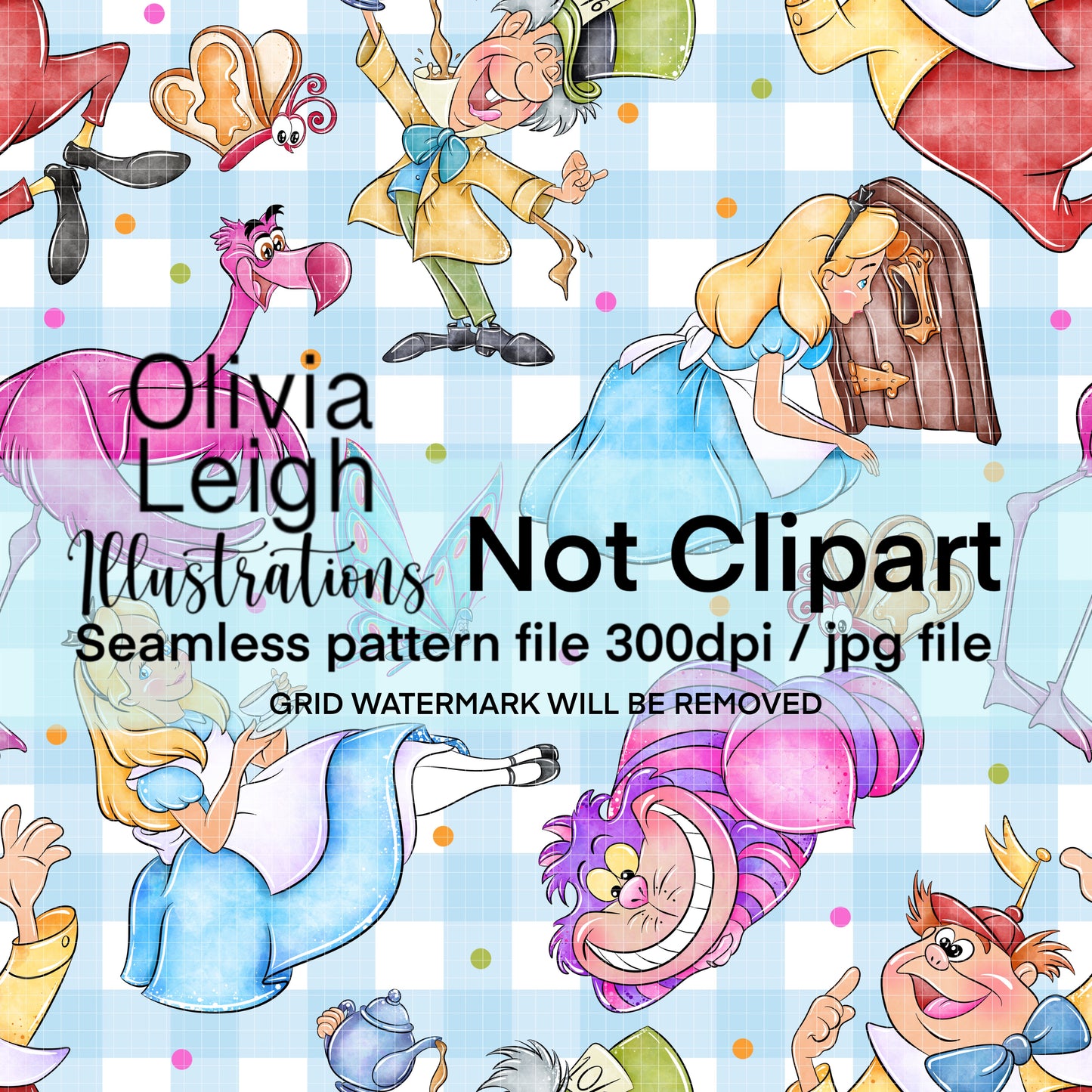 Alice Seamless Pattern