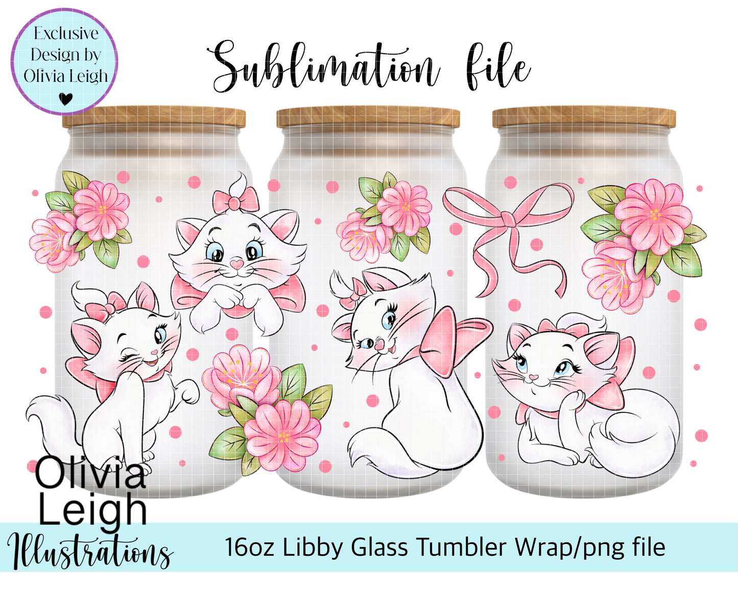 Pink Cats Wrap