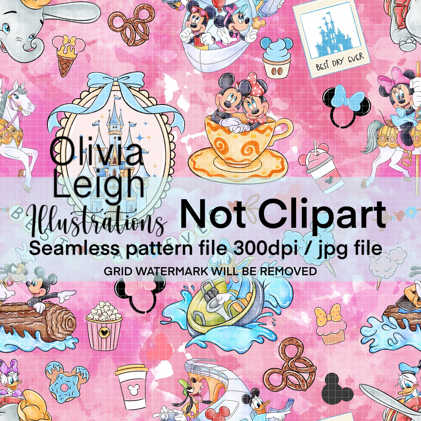 Best Day Ever Seamless Pattern