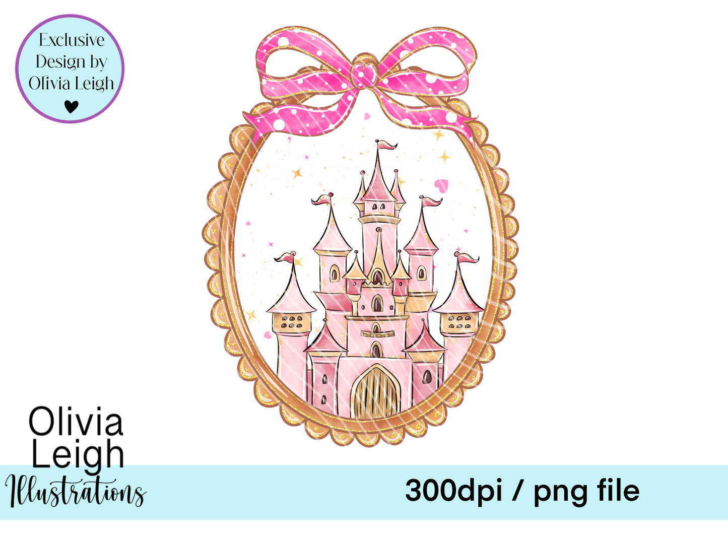 Princess Castle Frame Png
