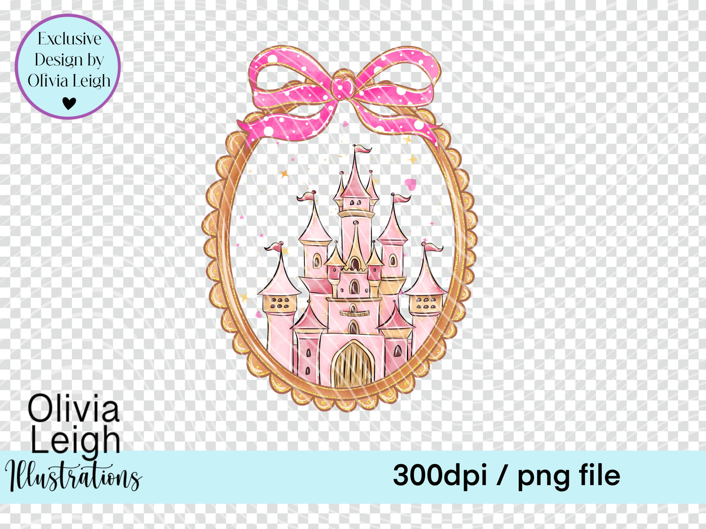 Princess Castle Frame Png