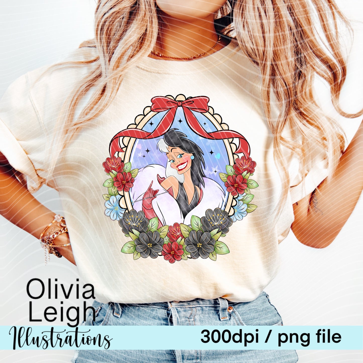Princess Villain Frame Shirt Design