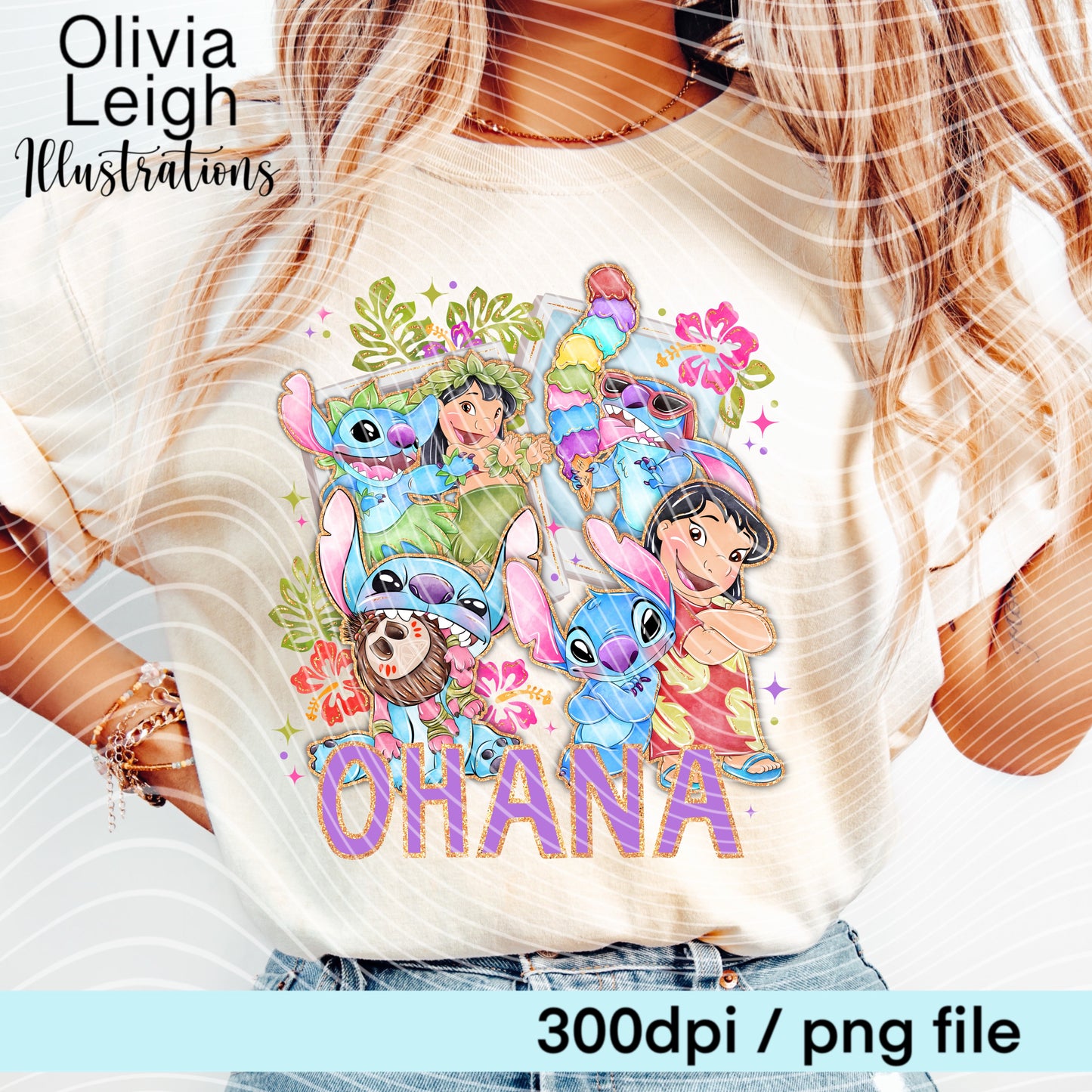 Stitch 1 Cartoon Shirt Design