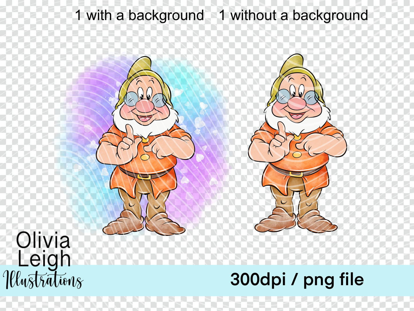 Princess Snow Friends Clipart