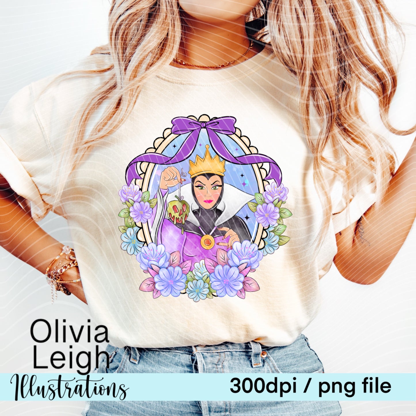Princess Villain Frame Shirt Design