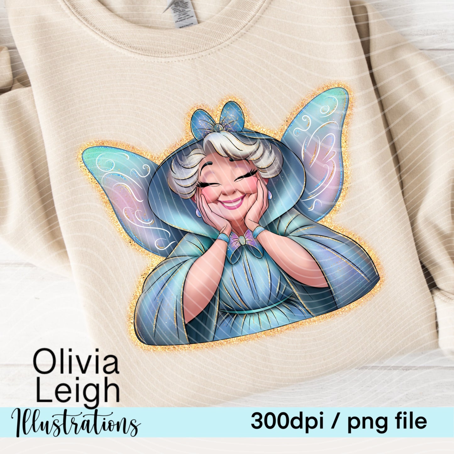 Cute Princess Godmother Clipart