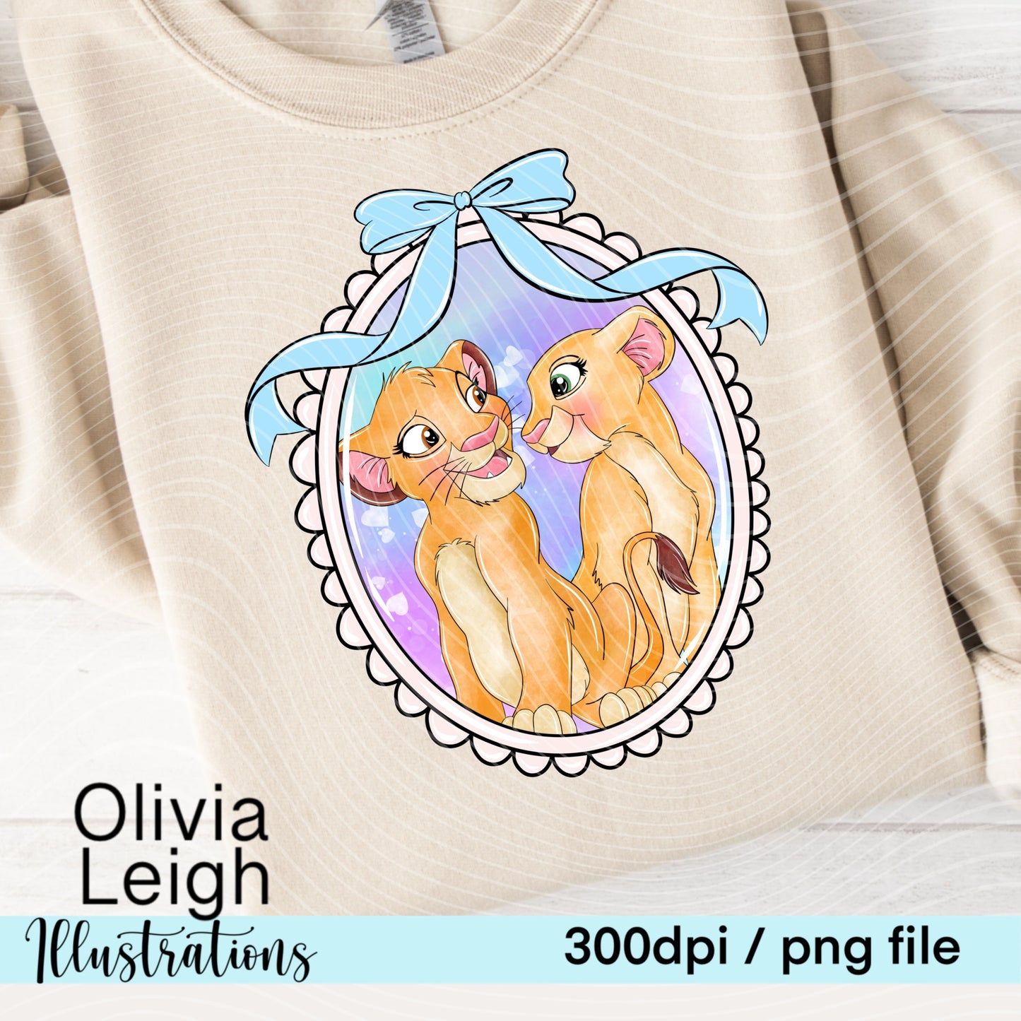 Lion Frame Shirt Design