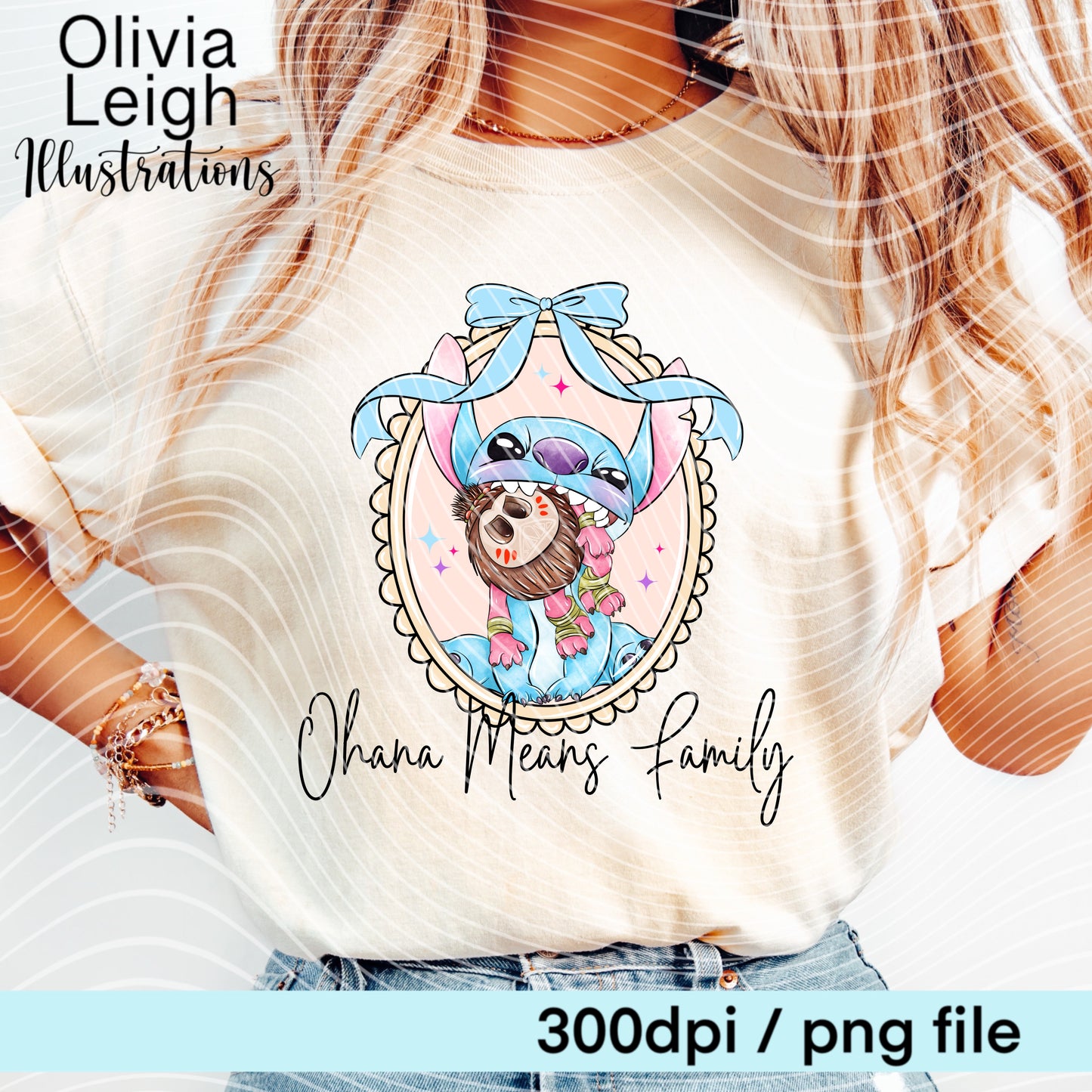 Stitch Locket Quote Cartoon Shirt Design